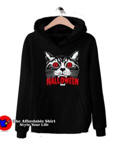Satanic Cat Spooky Halloween Unisex Hoodie