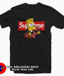 Smoking Bart The Simpsons Supreme Unisex T-shirt