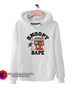 Snoopy Peanuts Bape Bathing Ape Busy Work Hoodie