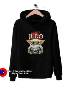Star Wars Baby Yoda Judo Funny Parody Unisex Hoodie