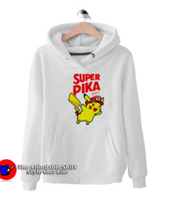 Super Mario Parody Super Pika Bros Unisex Hoodie