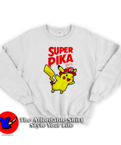 Super Mario Parody Super Pika Bros Unisex Sweatshirt