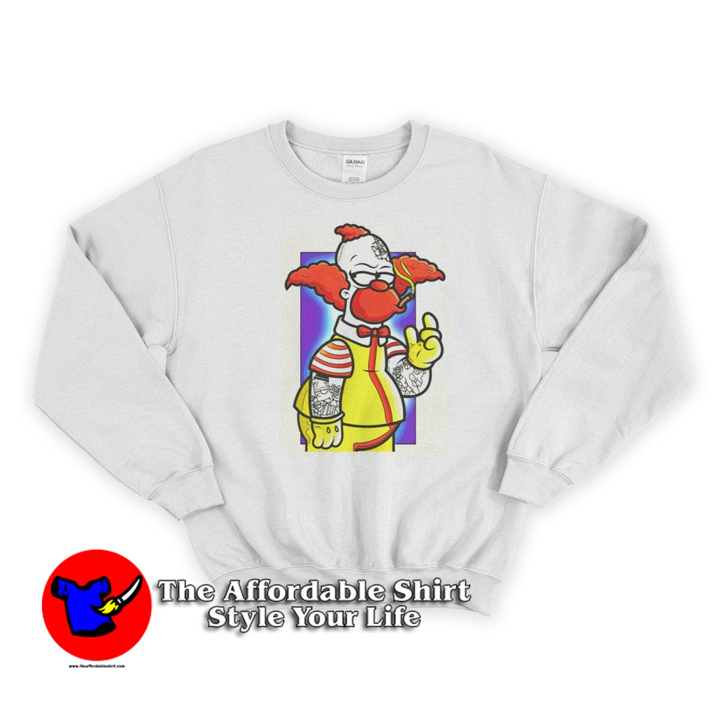 The Simpsons Krusty The Clown Graphic Unisex Sweatshirt 510x510 image The Simpsons Krusty The Clown Graphic Unisex Sweatshirt 510x510 The Simpsons Krusty The Clown Graphic Unisex Sweatshirt On Sale