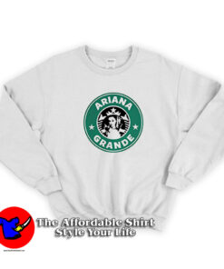 Ariana Grande Starbucks Logo Parody Unisex Sweatshirt