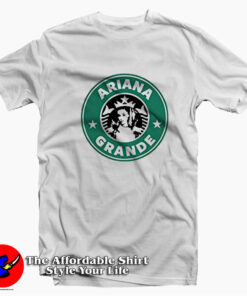 Ariana Grande Starbucks Logo Parody Unisex T-shirt