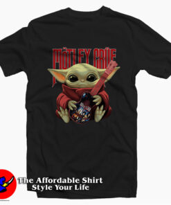 Baby Yoda hug Motley Crue Unisex T-shirt