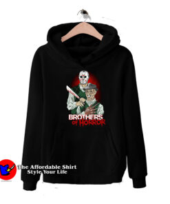 Brothers Of Horror Jason And Freddy Krueger Unisex Hoodie