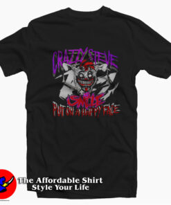 Crazzy Steve Put On a Happy Face Vintage Sweatshirt