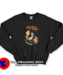 Elvira Mistress of The Dark Fright Light Vintage Sweatshirt