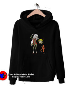 Funny Rick and Morty Naruto and Jiraiya Unisex Hoodie