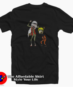 Funny Rick and Morty Naruto and Jiraiya Unisex T-shirt