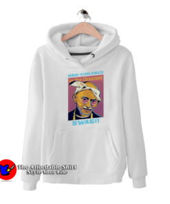 Ghandi Tupac Shakur Hip Hop Parody Unisex Hoodie