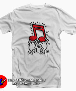 Keith Haring Music Dance Artwork Unisex T-shirt
