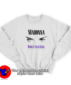 Madonna Who’s That Girl Vintage Unisex Sweatshirt