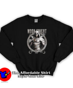 Marvel Moon Knight Hieroglyph Frame Evil Beware Sweatshirt