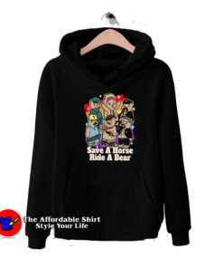 Nice LGBT Pride Save Horse Ride a Bear Hoodie