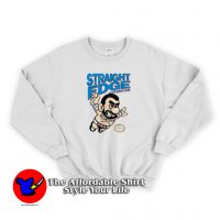 Straight Edge Superstar CM Punk Super Mario Sweatshirt