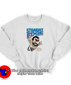 Straight Edge Superstar CM Punk Super Mario Sweatshirt
