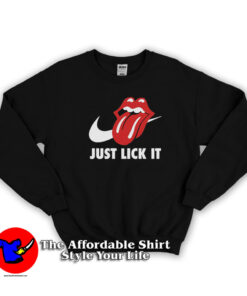 The Rolling Stone x Nike Just Lick It Parody Sweatshirt