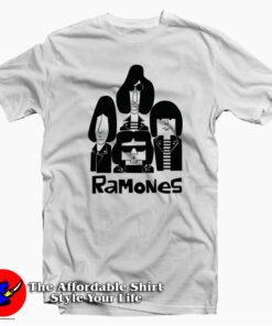 Vintage Funny Ramones Cartoon Parody Unisex T-shirt