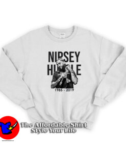 Vintage Rapper Nipsey Hussle 1985-2019 Unisex Sweatshirt