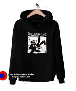 Blink-182 Black & White Pop Punk Bunny Hoodie