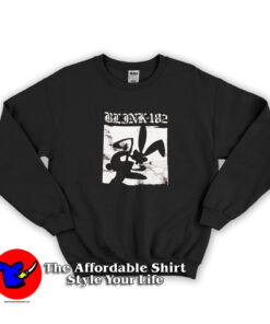 Blink-182 Black & White Pop Punk Bunny Sweatshirt