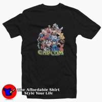 Capcom Charcaters Mega Man Street Fightee T-shirt