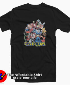 Capcom Charcaters Mega Man Street Fightee T-shirt