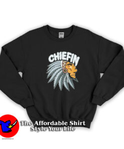 Chiefin Smoke Marijuana Weed Graphic Sweatshirt