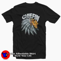 Chiefin Smoke Marijuana Weed Graphic Unisex T-shirt