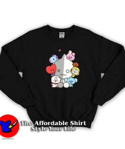 Cute Characters BTS Bangtan Boys Unisex Sweatshirt