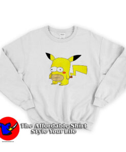 Funny Parody Homer Pikachu Funny Unisex Sweatshirt