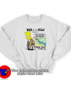 Funny War In The Gulf Bart Simpson Unisex Sweatshirt