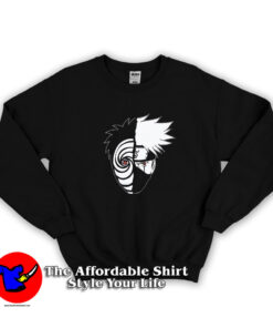 Naruto Shippuden Tobi & Kakashi Split Unisex Sweatshirt