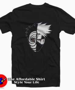 Naruto Shippuden Tobi & Kakashi Split Unisex T-shirt