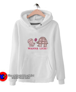 Turtle Wanna Lick Ladies Unisex Hoodie