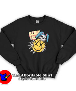 Vintage Blink-182 Skull Bunny Funny Unisex Sweatshirt