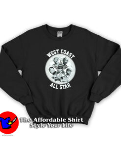 Vintage West Coast All Star Legend Unisex Sweatshirt
