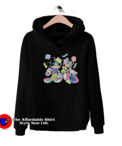 Cool Retro Mickey And Minnie Disney Graphic Hoodie