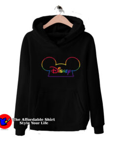 Disney Mickey Mouse Rainbow Pride Graphic Hoodie
