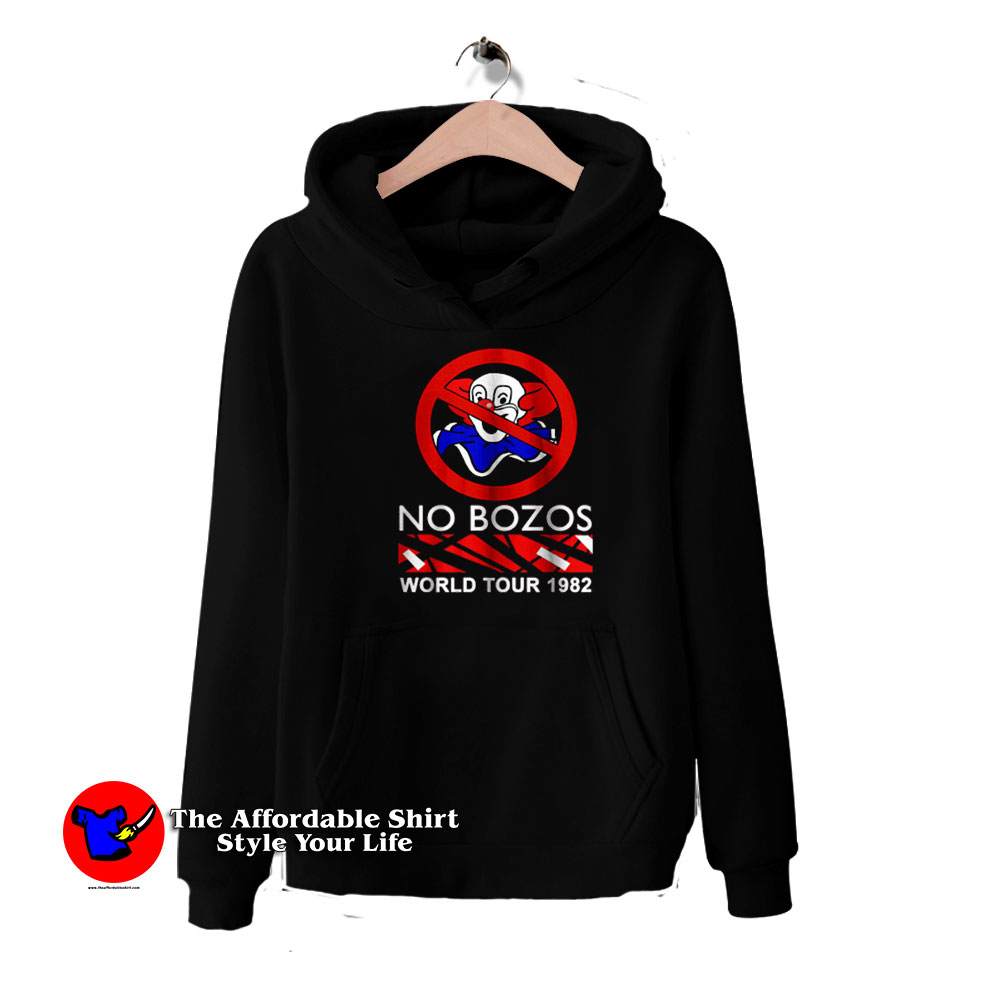 Funny No Bozos World Tour 1982 Unisex Hoodie 510x510 image Funny No Bozos World Tour 1982 Unisex Hoodie 510x510 Funny No Bozos World Tour 1982 Unisex Hoodie