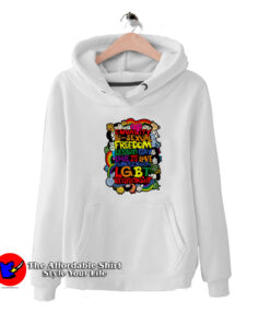 Gay Pride Rainbow Equality Support Unisex Hoodie