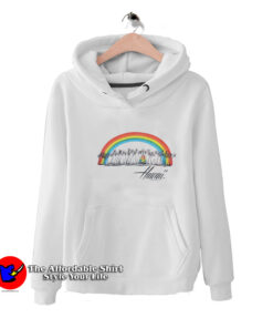 Hawaii Rainbow Palm Trees Unisex Hoodie