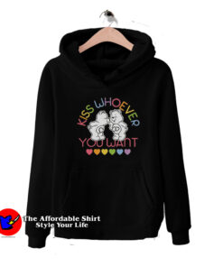 Kiss Whoever You Want Bears Pride Tenderheart Hoodie