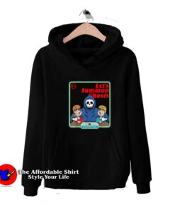 Let's Summon Ghosts Funny Vintage Parody Hoodie