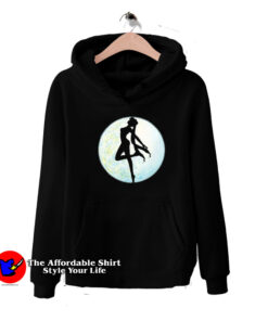Sailormoon On The Moon Silhouette Unisex Hoodie