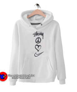 Stussy × Nike and Peace Collab Unisex Hoodie