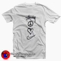 Stussy × Nike and Peace Collab Unisex Tshirt