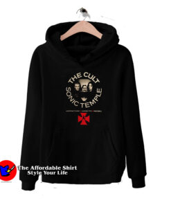 The Cult Band Sonic Temple Poster Unisex Hoodie
